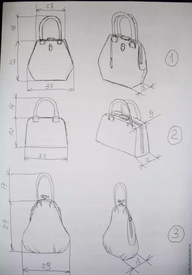 Nous coudons un sac de fourrure de vison