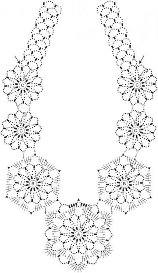 Pletený náhrdelník