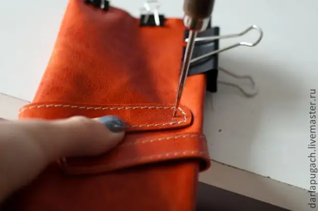 Cartera de cuir genuí