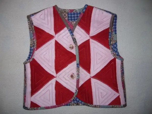 আমরা একটি শিশুদের ডবল পার্শ্বযুক্ত vest সেলাই