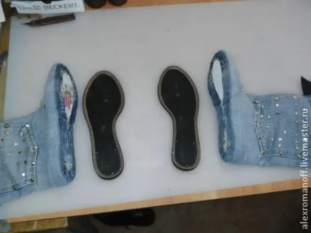 How to make jeans shoes