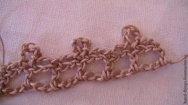 Dekore bann cheve knitted flè