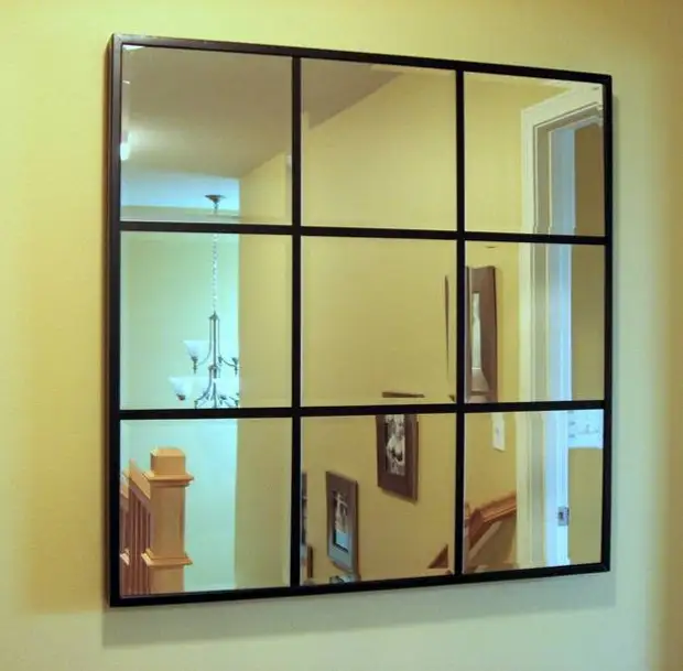 Cómo hacer un panel desde la mano de los azulejos del espejo.