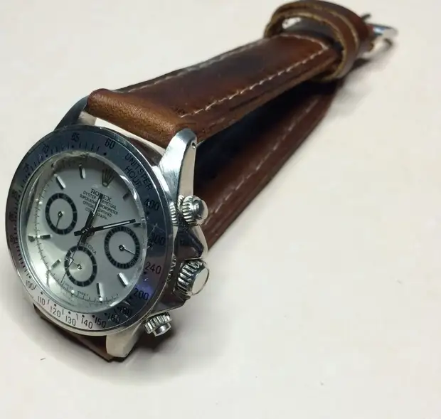 Leather strap for watch do-it-yourself