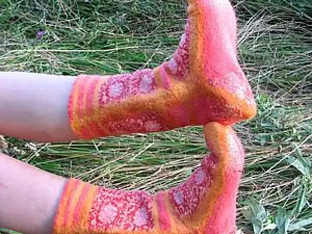 צור גרביים חמים מאסטרים הוגנים - בעבודת יד, בעבודת יד