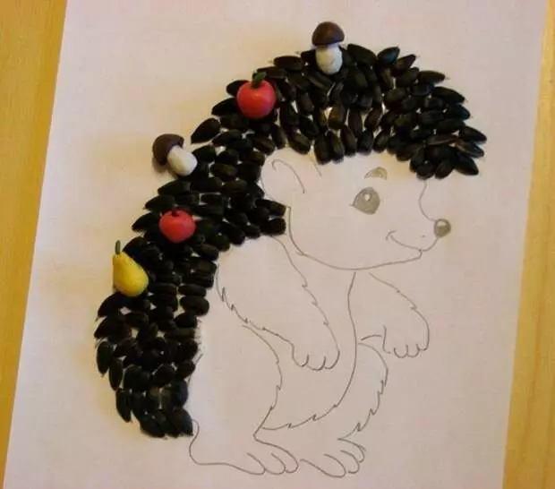 Hedgehog from Seeds