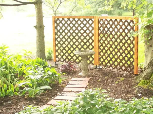 13 skvělých nápadů pro použití dřevěné mříže v domě a v zahradě