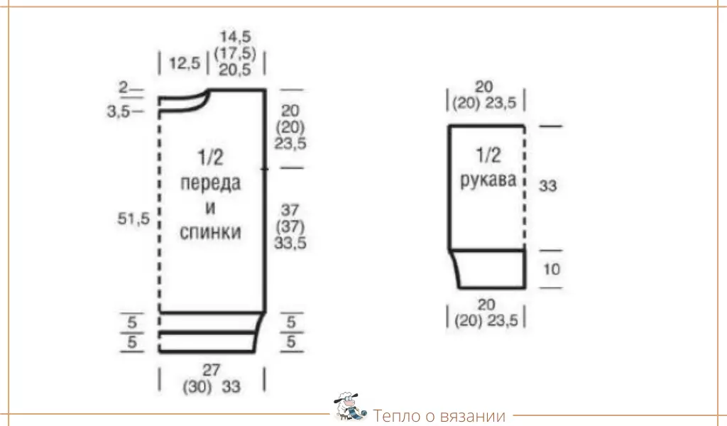 Biz yozga tayyorgarlik ko'rmoqdamiz - osmon va dengiz rangidagi to'qish modellari