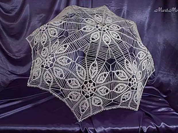 Sun umbrella: knit crochet