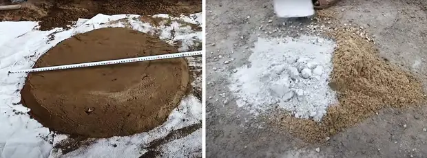 Wat kan worden gedaan voor cottage van de overblijfselen van cement en beton