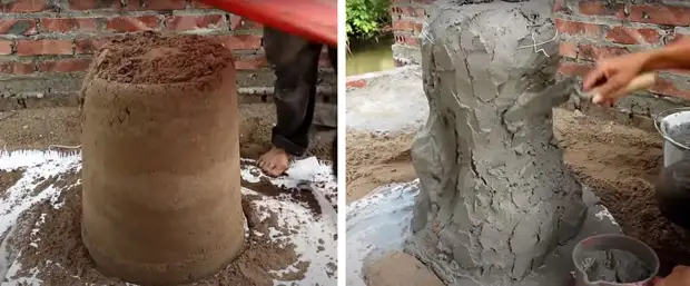 Çimento ve beton kalıntılarından yazlık için ne yapılabilir