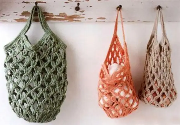 Bolsas de gancho de moda: esquemas de tricotar