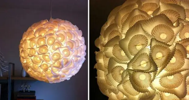 Ideu anu pikaresepeun dina nyieun lampu sareng chandelier tina barang sapopoé