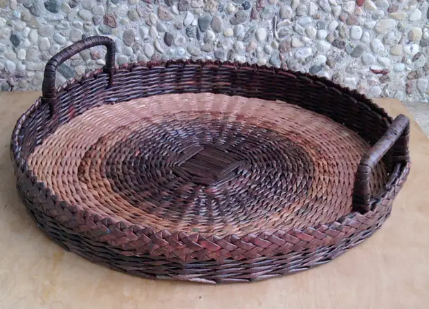 Weaving kutoka magazeti. Wafanyabiashara wa mviringo na pande zote na vifuniko. Madarasa Makuu (15) (700x505, 540kb)