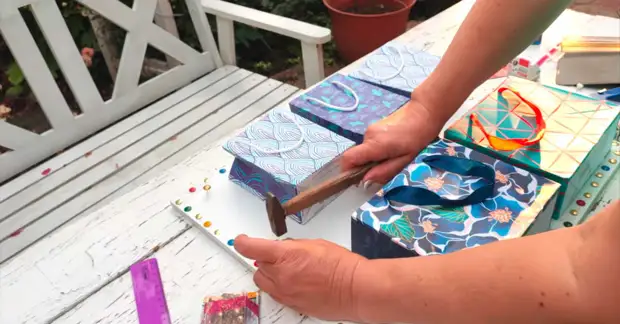 Crafts from gift bags