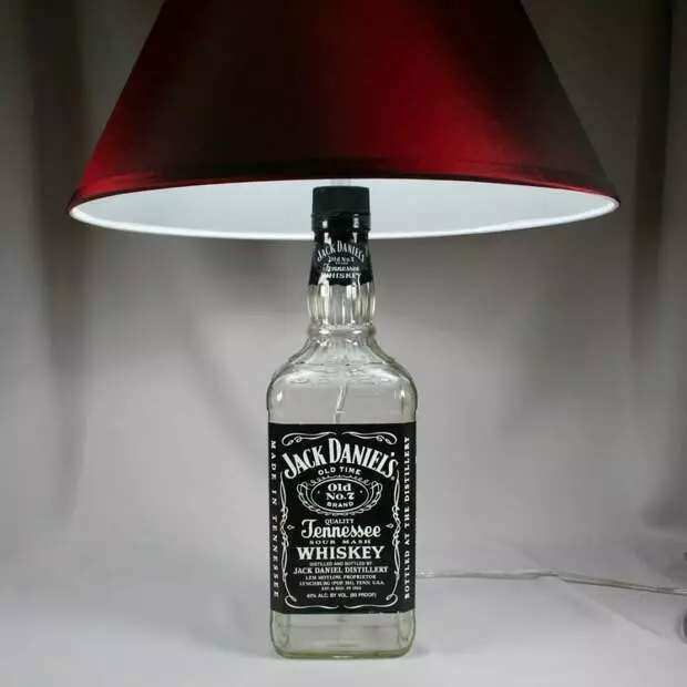 Lamp ddesg wreiddiol Jack Daniel's