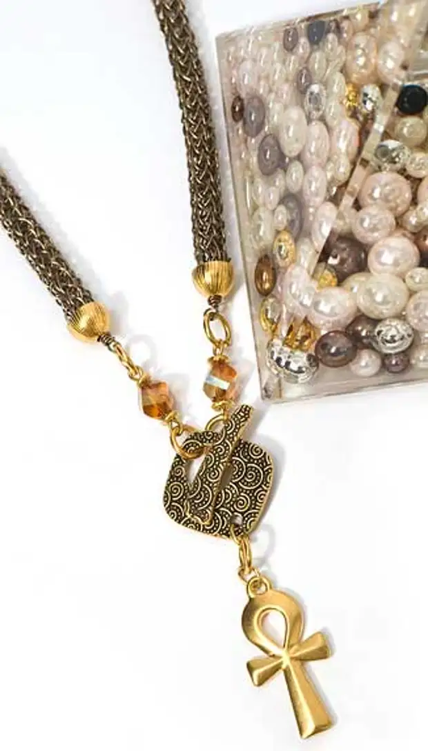 Ideas for jewelry with accessories Tierra Cast (part 3 - jewelry on the neck)