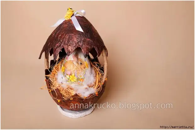 សំបកសម្រាប់ពង Easter ពី Papier Masha ។ លំដាប់មេ (1) (700x468, 198kb)