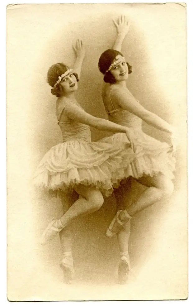 Vintage mifananidzo yekugadzirisa. Ballerinas (13) (441x700, 213kb)