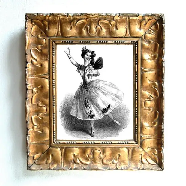 Vintage mifananidzo yekugadzirisa. Ballerinas (37) (570x570, 222kb)
