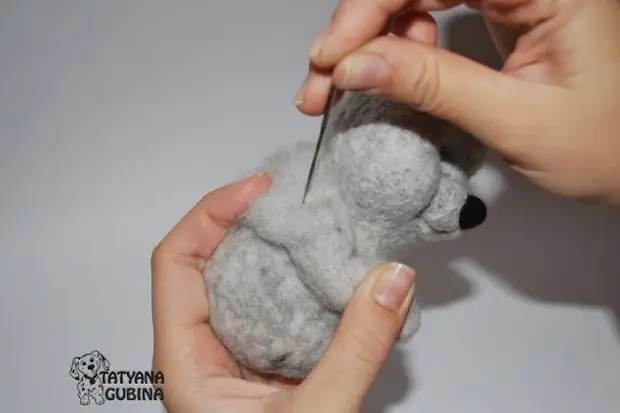 Վարպետության դասը չոր Felting- ի վրա: Ոզնին (26) (635x423, 69kb)