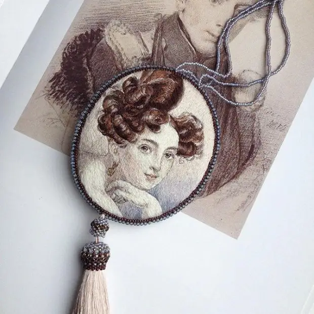Costura de bordado: Obras maestras en miniatura Mary Vasilyeva