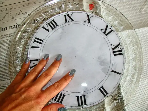 Fallo da solo. Orologio con decoupage. Master Class (2) (700x524, 305kb)