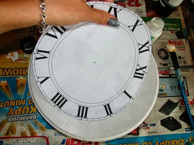 Mit seinen eigenen Händen. Uhr mit Decoupage. Master-Klasse (5) (700x524, 291kb)