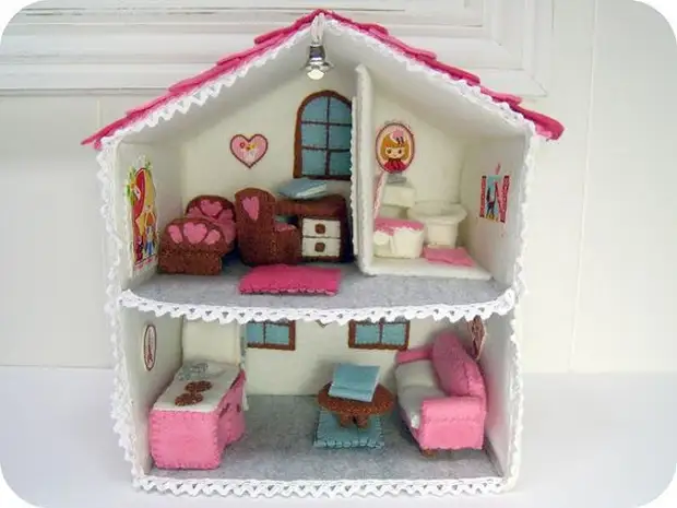 Dollhouse csináld magad: 8 csodálatos ötletek