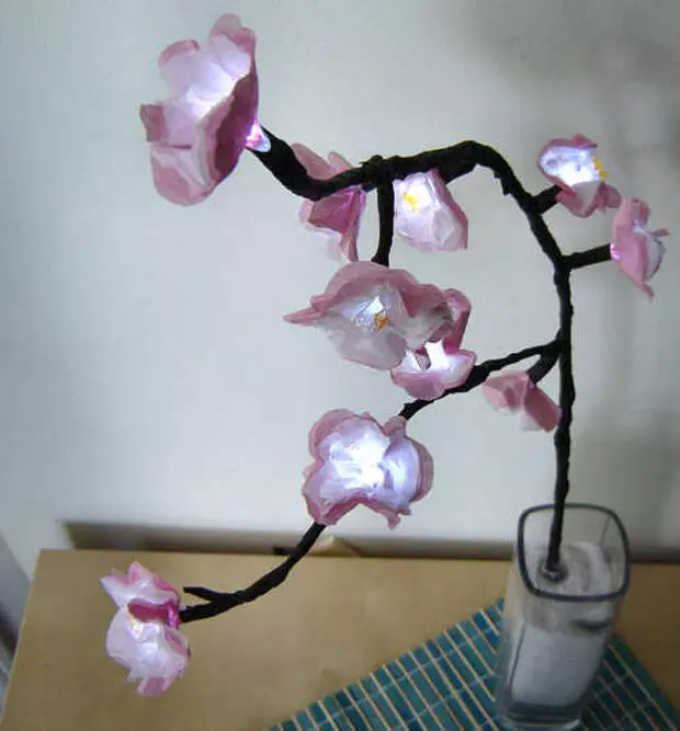 Mystische Sakura. Lampe - Mach es selbst