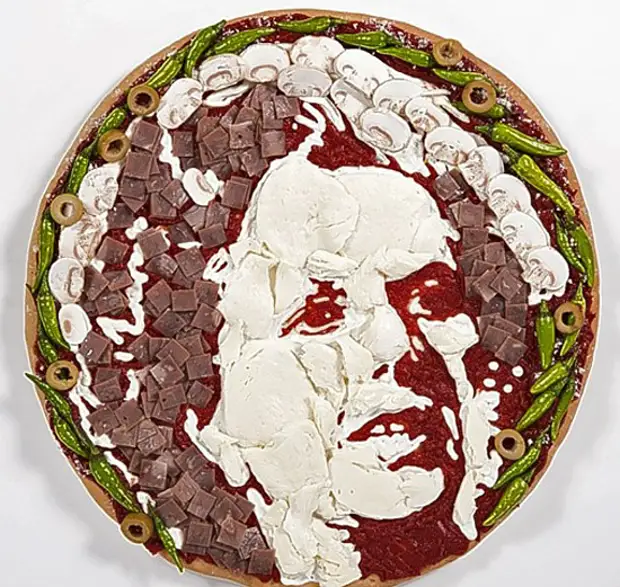 Prudence Staite: Portraits de pizza