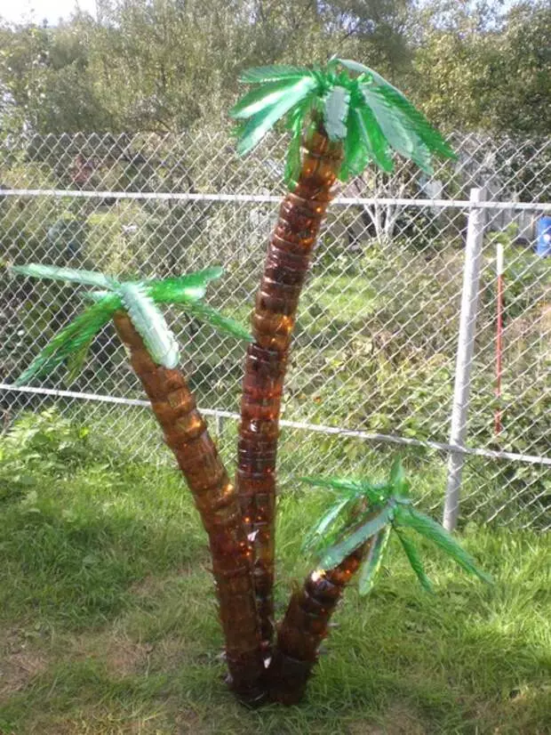 Plastiekbottelpalm