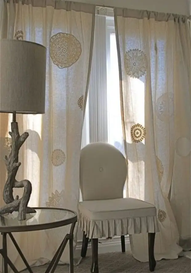 Linen Curtains - Luxury-a berdest Ew bixwe