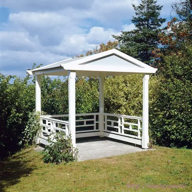 Gazebo-teahouse melakukannya sendiri foto