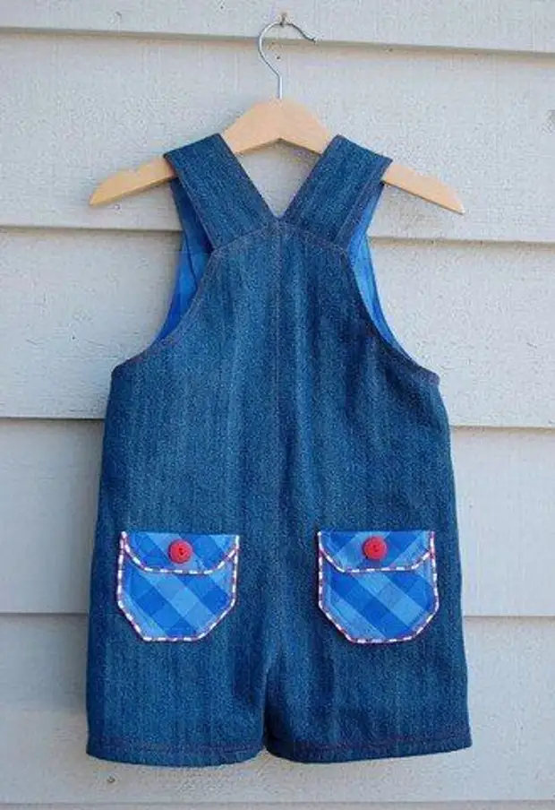 Shhem Denim Jumpsuit For Kids