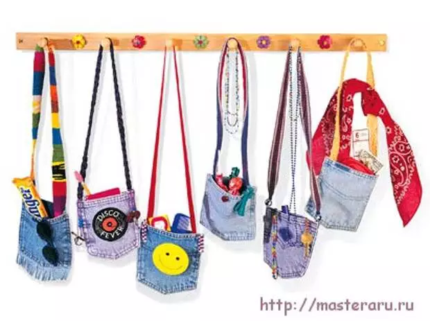 Denim handbag por malgranda fashionista