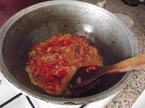 Bulgur Pilaba o Turkish Wheat Plov.