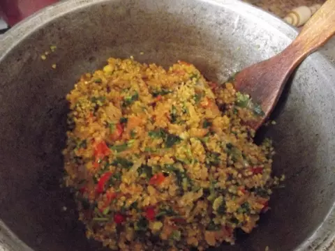 Bulgur Palava ឬស្រូវសាលីទួរគី Plov