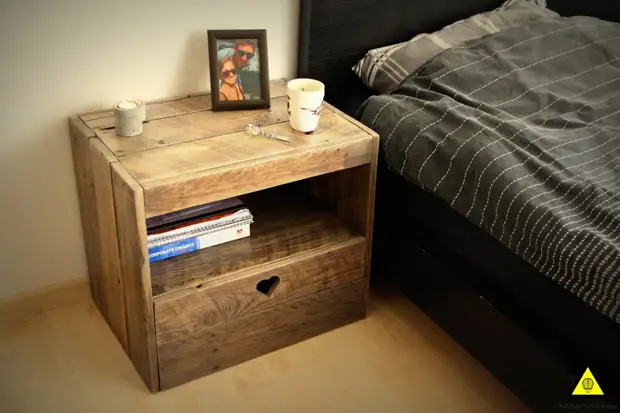 Comment faire une table de chevet de vos mains