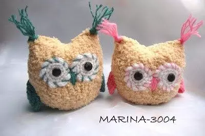 Knitted Owls