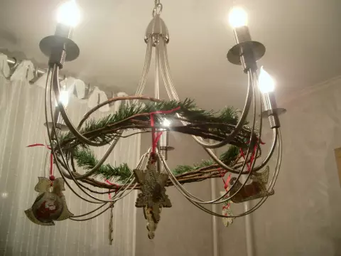 Another chandelier decor - New Year !!!