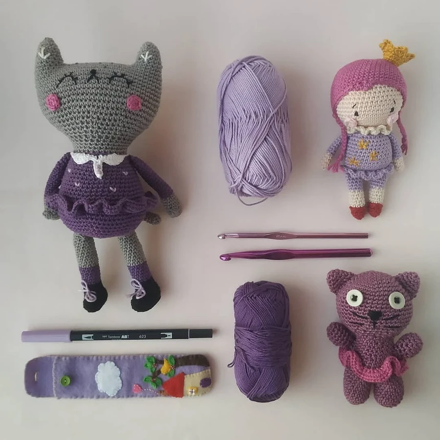 Lîstikên Charming Crocheted: Needlebork Instagram Hefteya