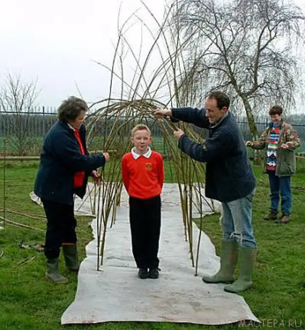 Hoe om 'n groen gazebo te maak