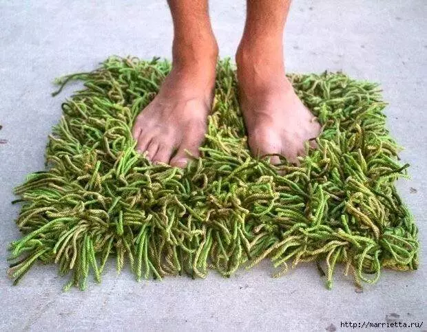 La catifa molt bonica d'herba ho fa vostè mateix