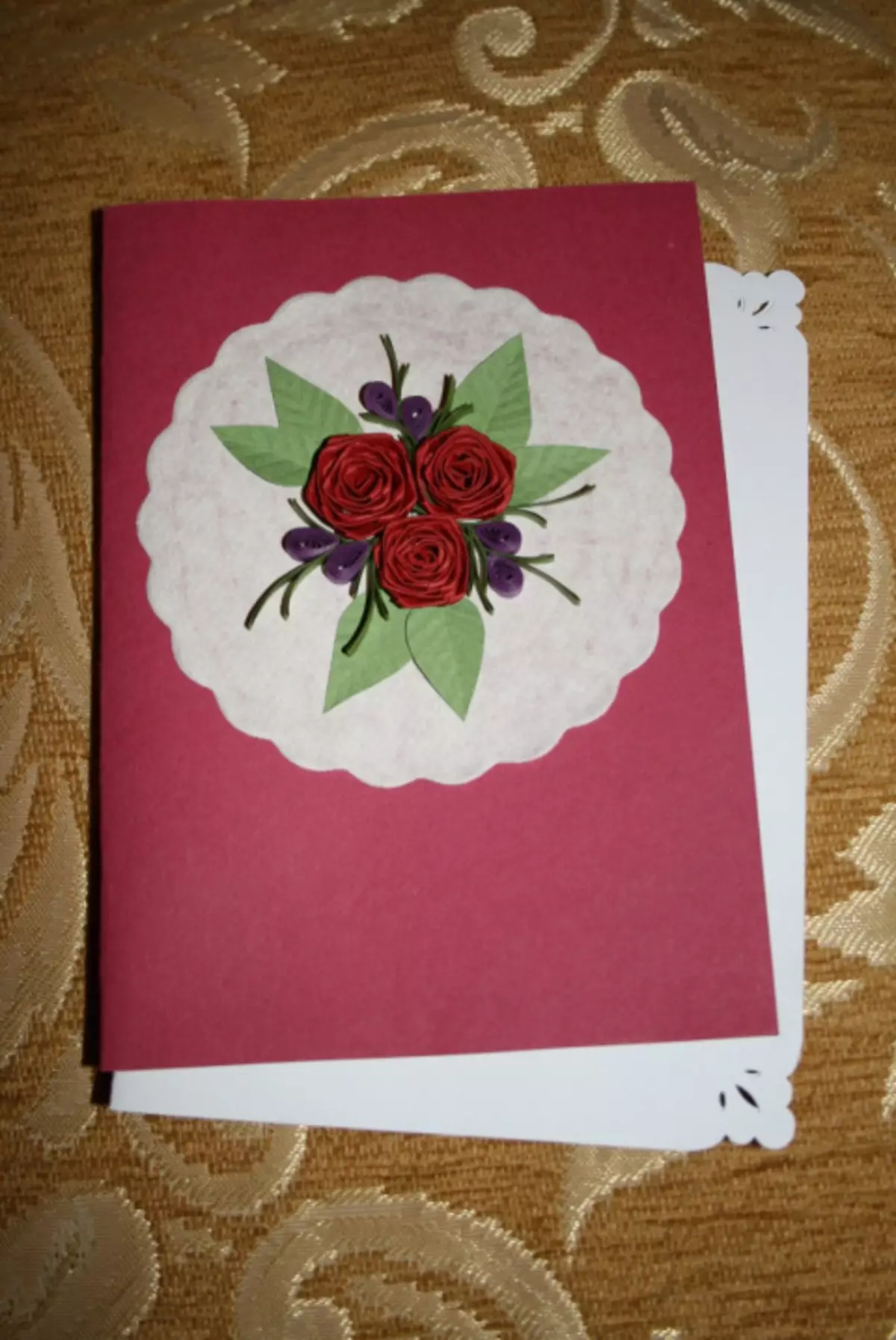 Quilling cards.