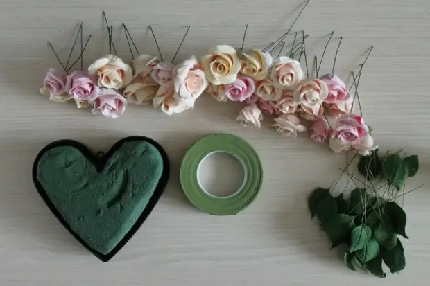 Polymer Clay Modeling: Delicious Heart Fan Roses (2/2)