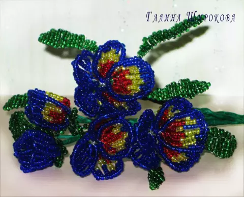 Pansies ji Beads