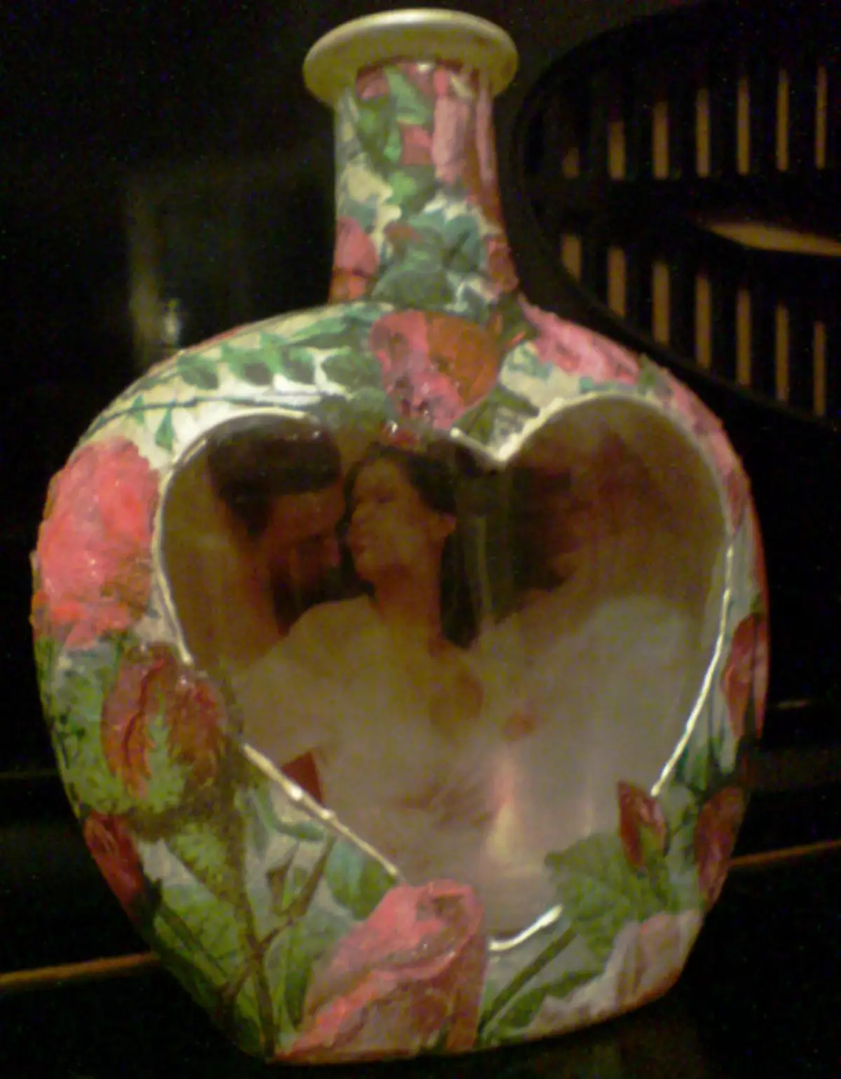 Ampolla romàntica de núvia com a regal