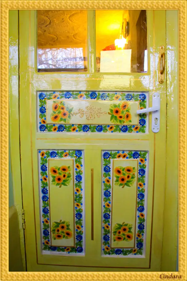 Pintu dengan sorotan