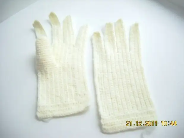 钩针编织相关手套。